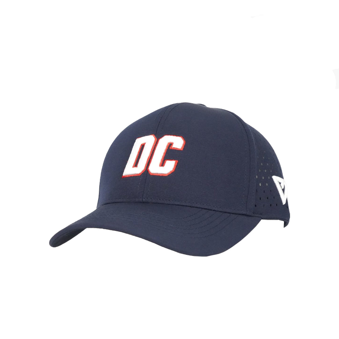ValienteCaps Capitals Pro Fit Cap featuring adjustable strap, embroidered team logo, and classic curved brim on white fabric.