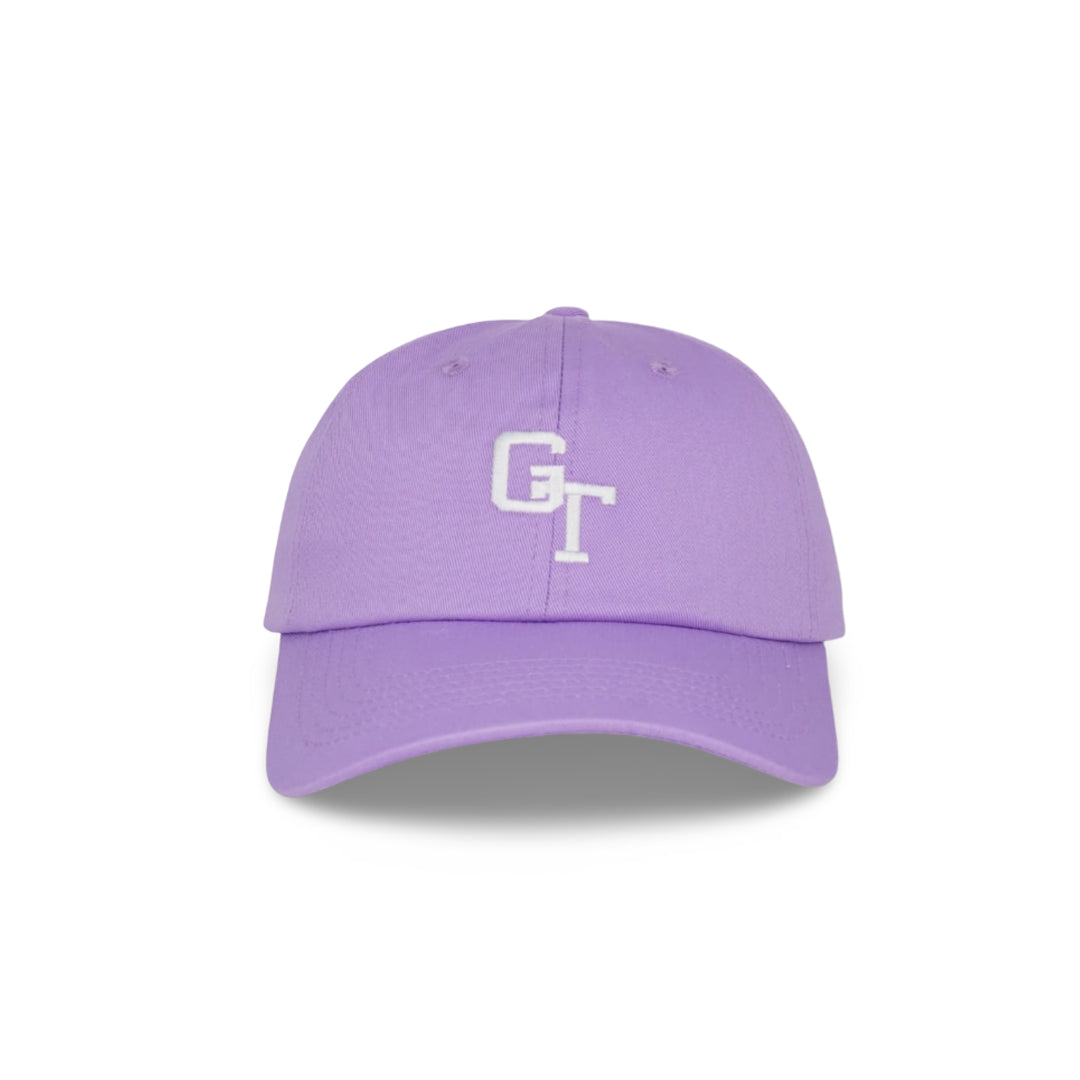 ValienteCaps GT purple dad hat with adjustable strap and curved brim, casual unisex cap for everyday wear.