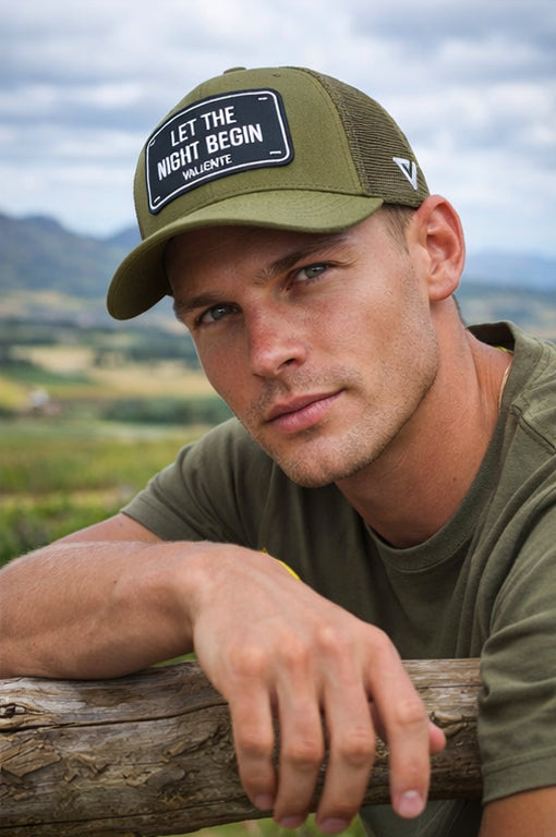 
                  
                    "Let the Night Begin" Trucker Hat - Unleash Your Inner Night Owl
                  
                