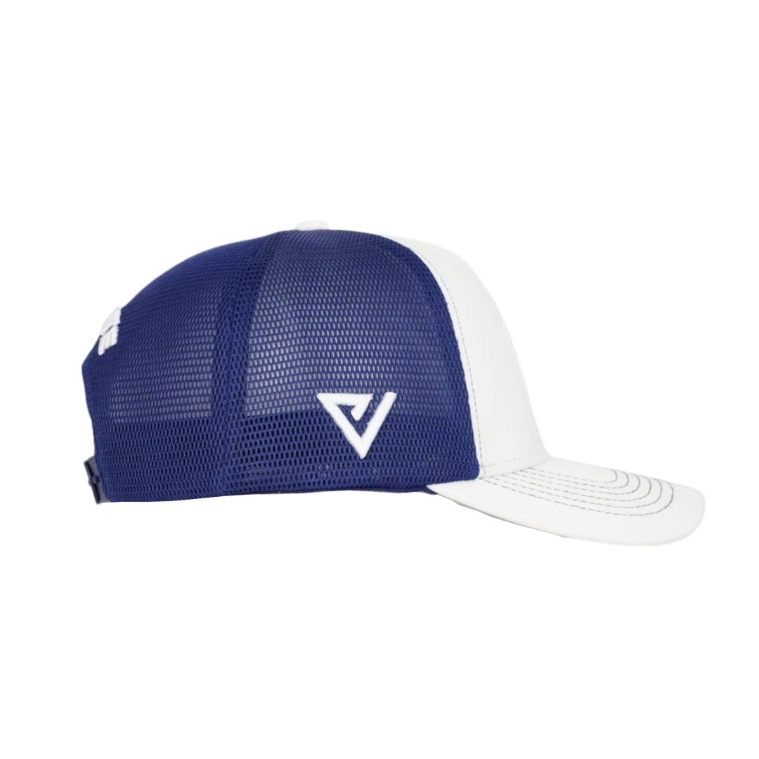 
                  
                    ValienteCaps Delhi Capitals classic trucker hat with team logo and adjustable strap, featuring a mesh back and structured front panel.
                  
                