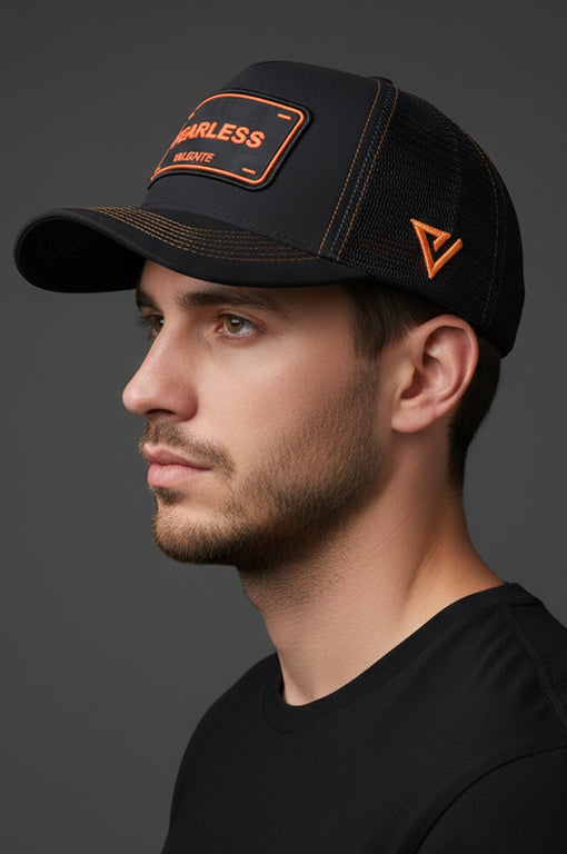 
                  
                    "Fearless" Trucker Hat — Conquer Without Fear
                  
                