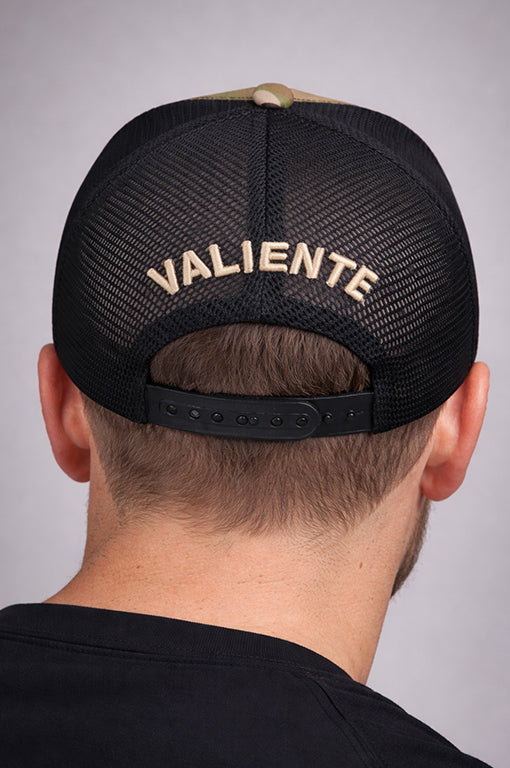 
                  
                    "One Man Army" Trucker Hat Premium Rubber Logo
                  
                