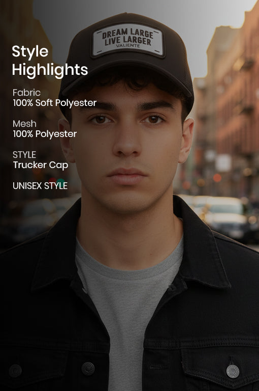 
                  
                    "Dream Large, Live Larger" Trucker Hat — Chase Big, Live Bold
                  
                