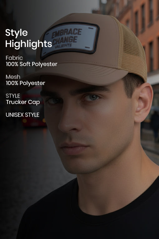 
                  
                    "Embrace Change" Trucker Hat — Evolve and Thrive
                  
                