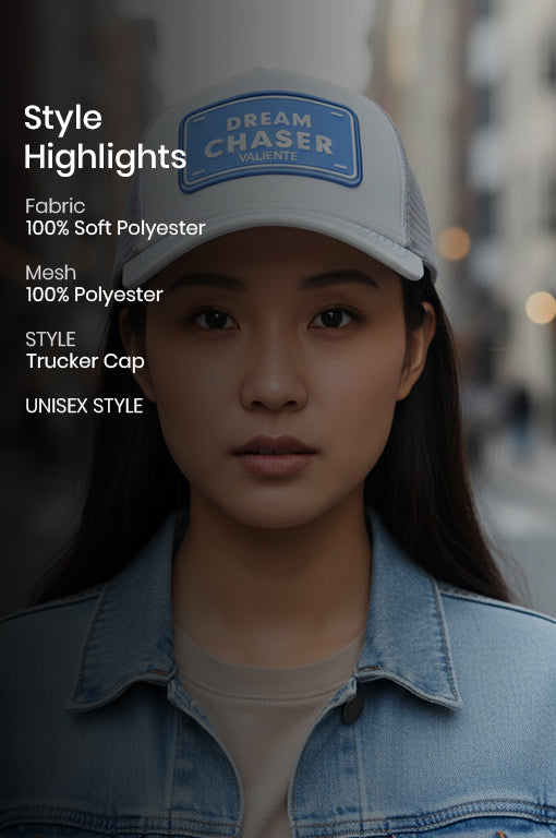 
                  
                    "Dream Chaser" Trucker Hat — Pursue Your Passions
                  
                