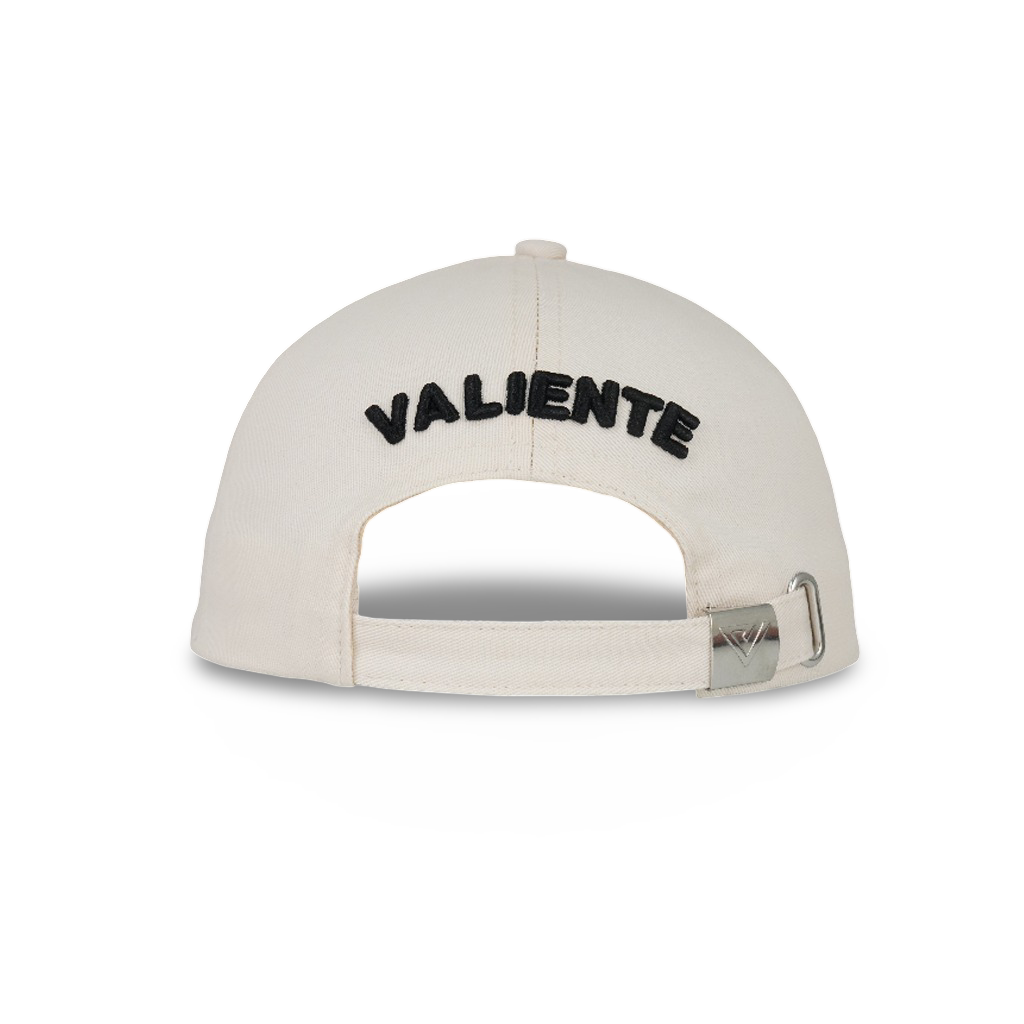 
                  
                    ValienteCaps Blessed embroidered patch with gold lettering on black fabric background, showcasing detailed stitching.
                  
                
