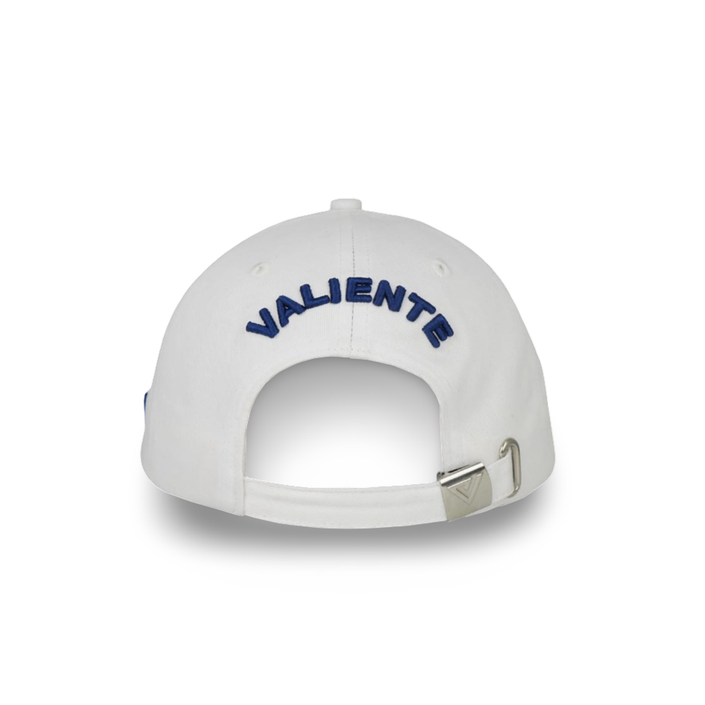 
                  
                    ValienteCaps GT white baseball cap with adjustable strap and embroidered front logo, casual headwear for men and women.
                  
                