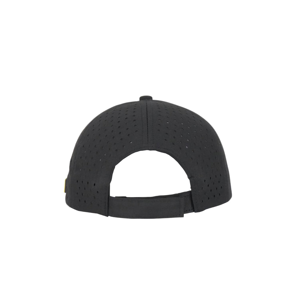 
                  
                    ValienteCaps Punjab King black cap with adjustable strap and embroidered logo, casual sports headwear.
                  
                