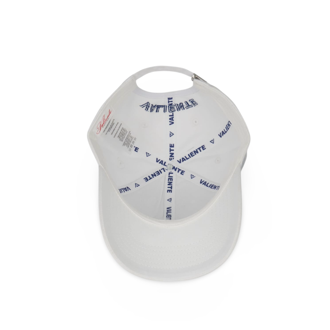 
                  
                    ValienteCaps GT White Baseball Cap featuring a curved brim and adjustable strap, made of breathable cotton for casual wear.
                  
                
