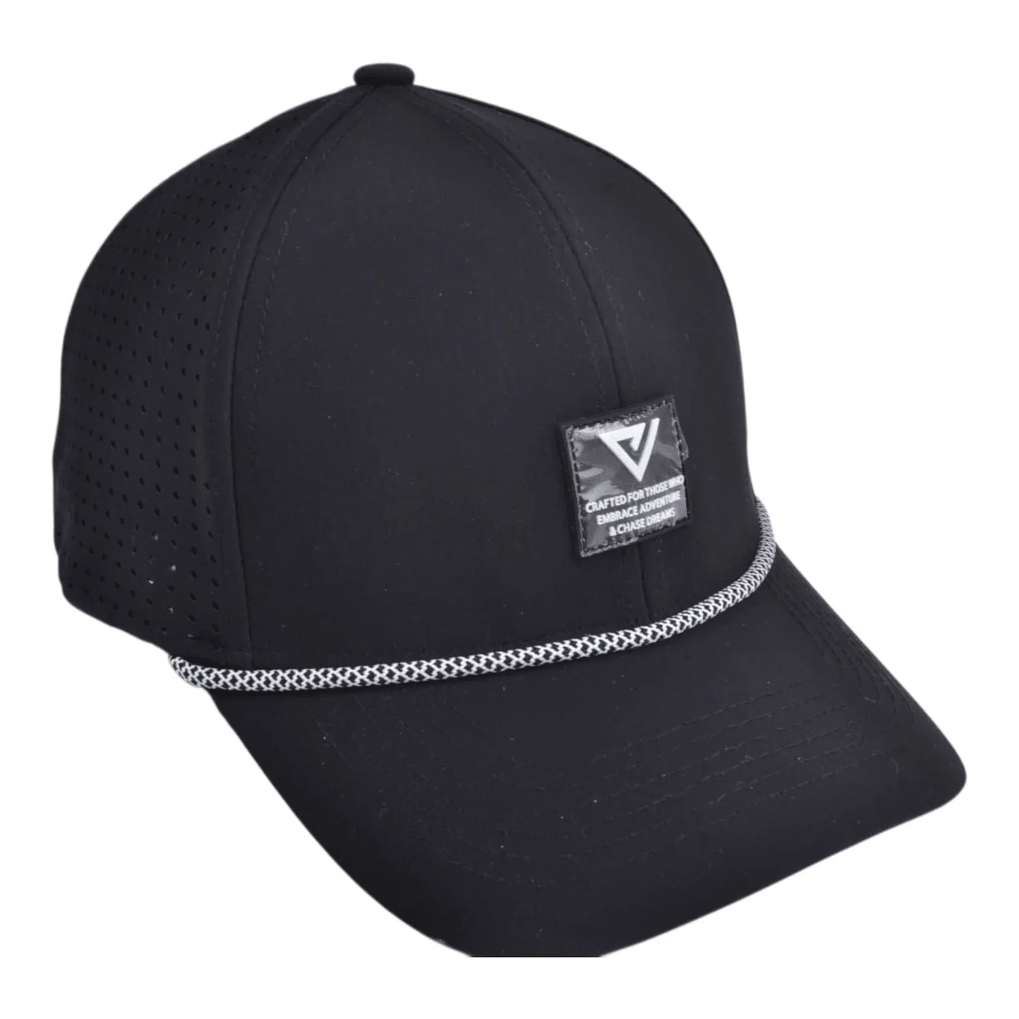 Athleisure / Golf cap (Black) - valientecaps