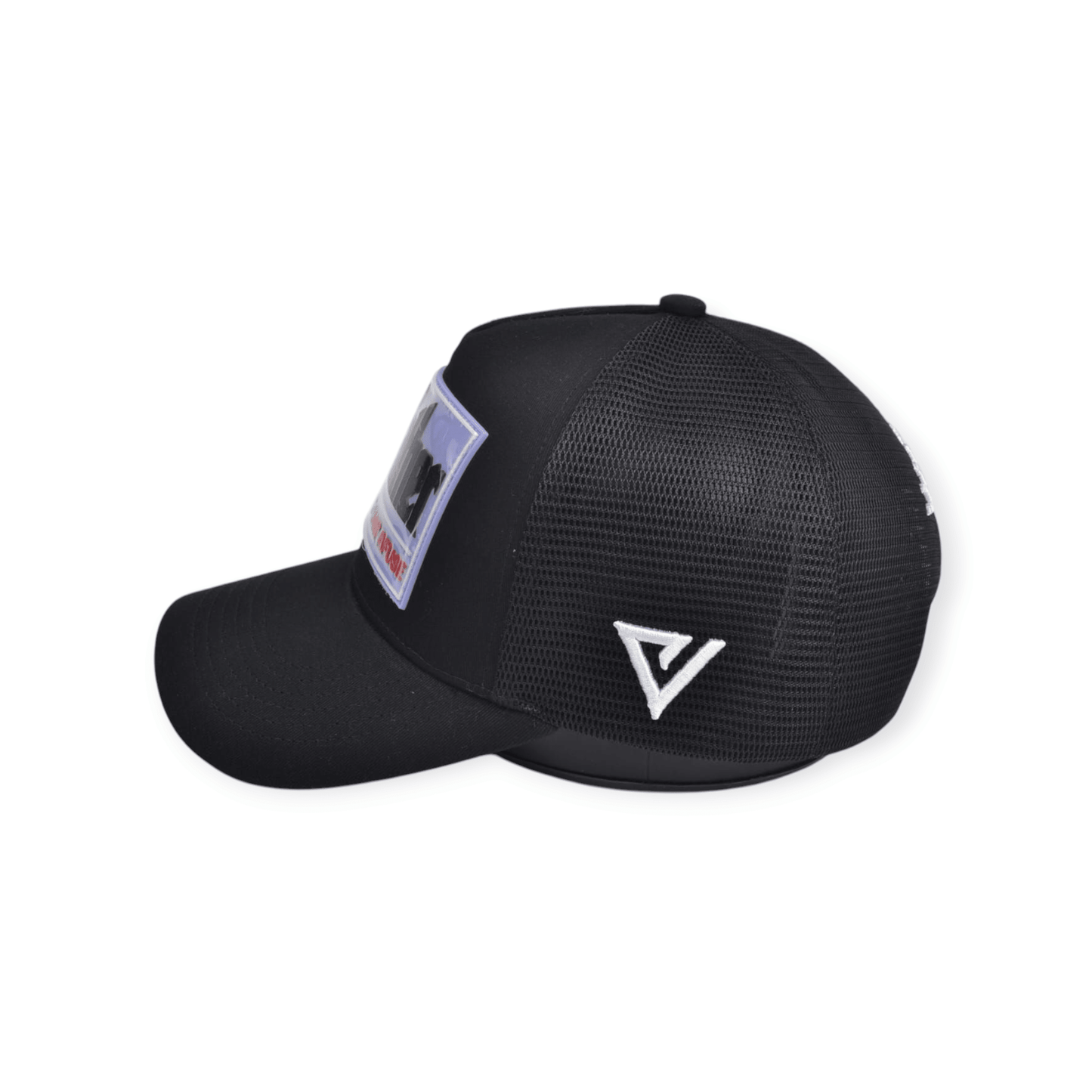 Black Godfather Rubber Logo - valientecaps