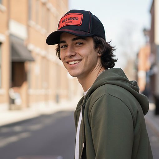 "Bold Moves" Trucker Hat Make Your Mark - valientecaps