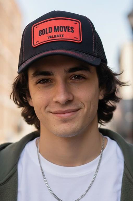 
                  
                    "Bold Moves" Trucker Hat Make Your Mark - valientecaps
                  
                