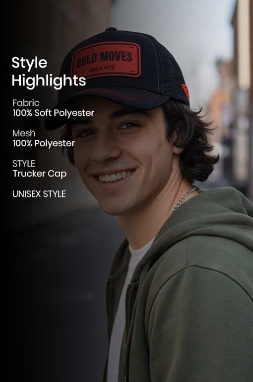 
                  
                    "Bold Moves" Trucker Hat Make Your Mark - valientecaps
                  
                