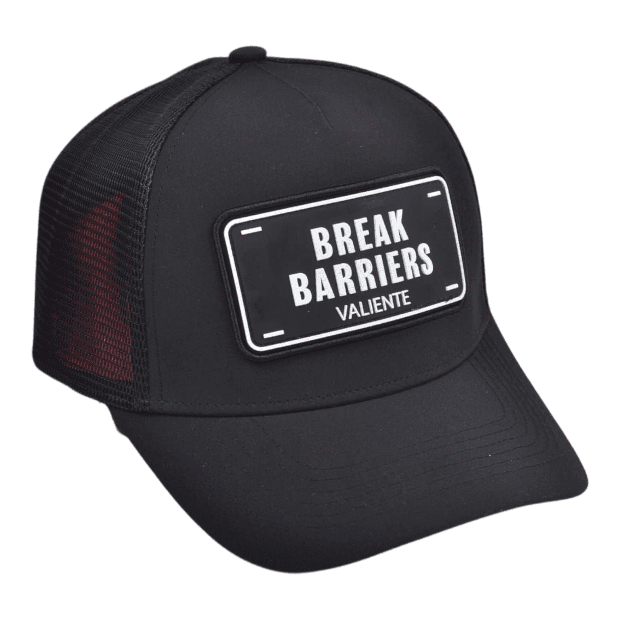 "Break Barriers" Trucker Hat — Smash Limits, Rise Higher - valientecaps