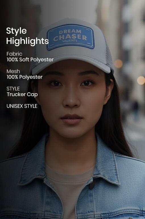 
                  
                    "Dream Chaser" Trucker Hat — Pursue Your Passions - valientecaps
                  
                