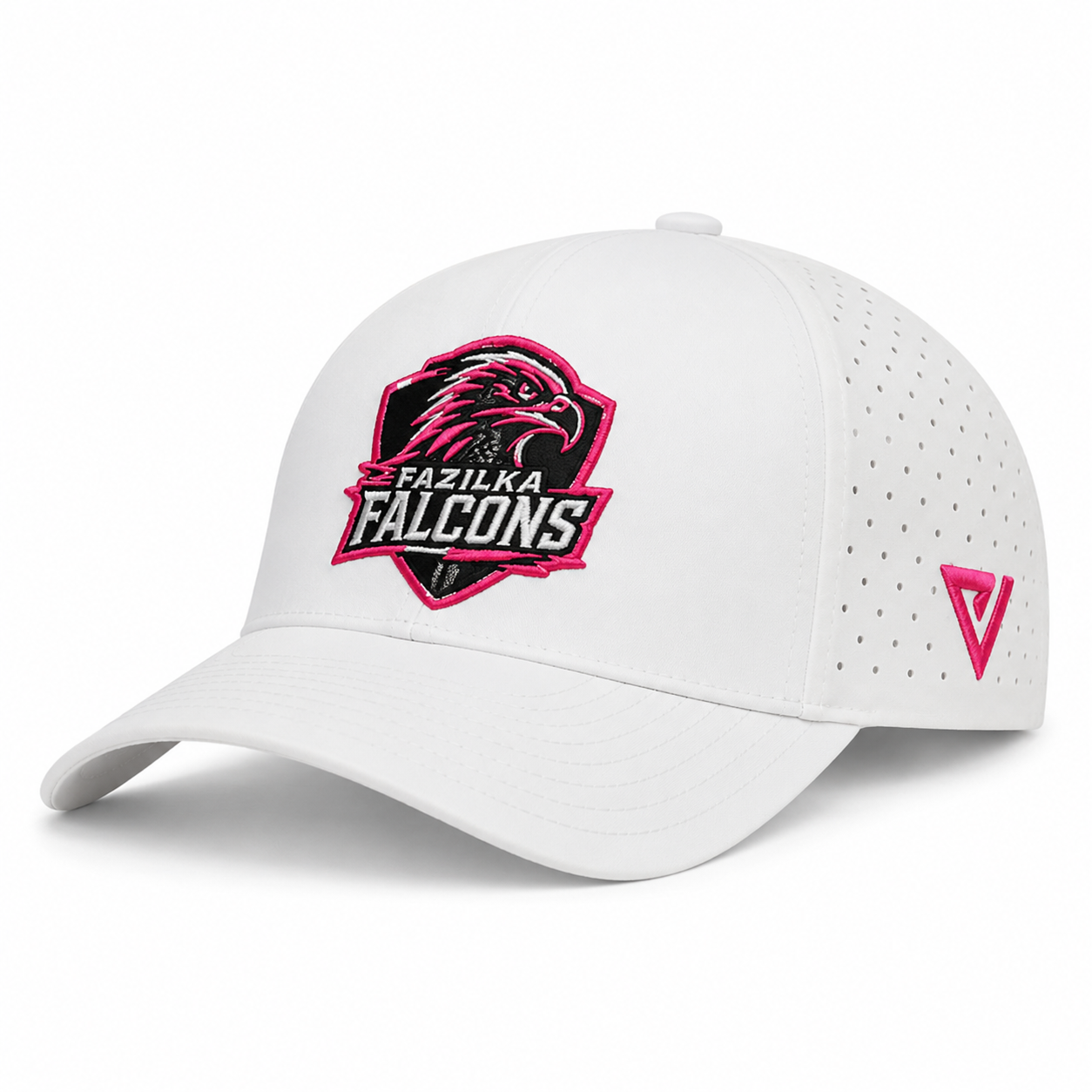 
                  
                    Fazilka Falcon White Cap
                  
                