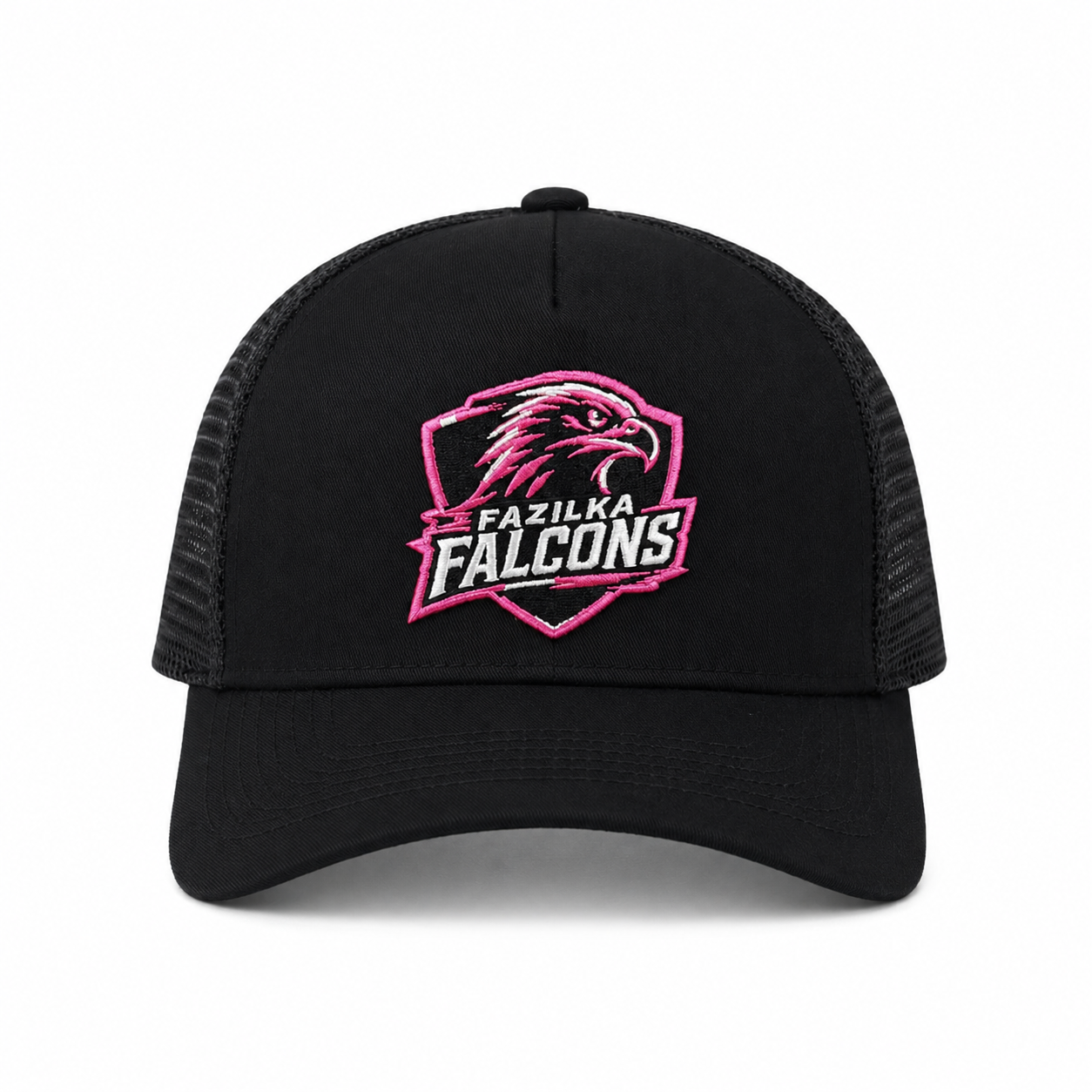 
                  
                    Fazilka Falcon Black Cap
                  
                