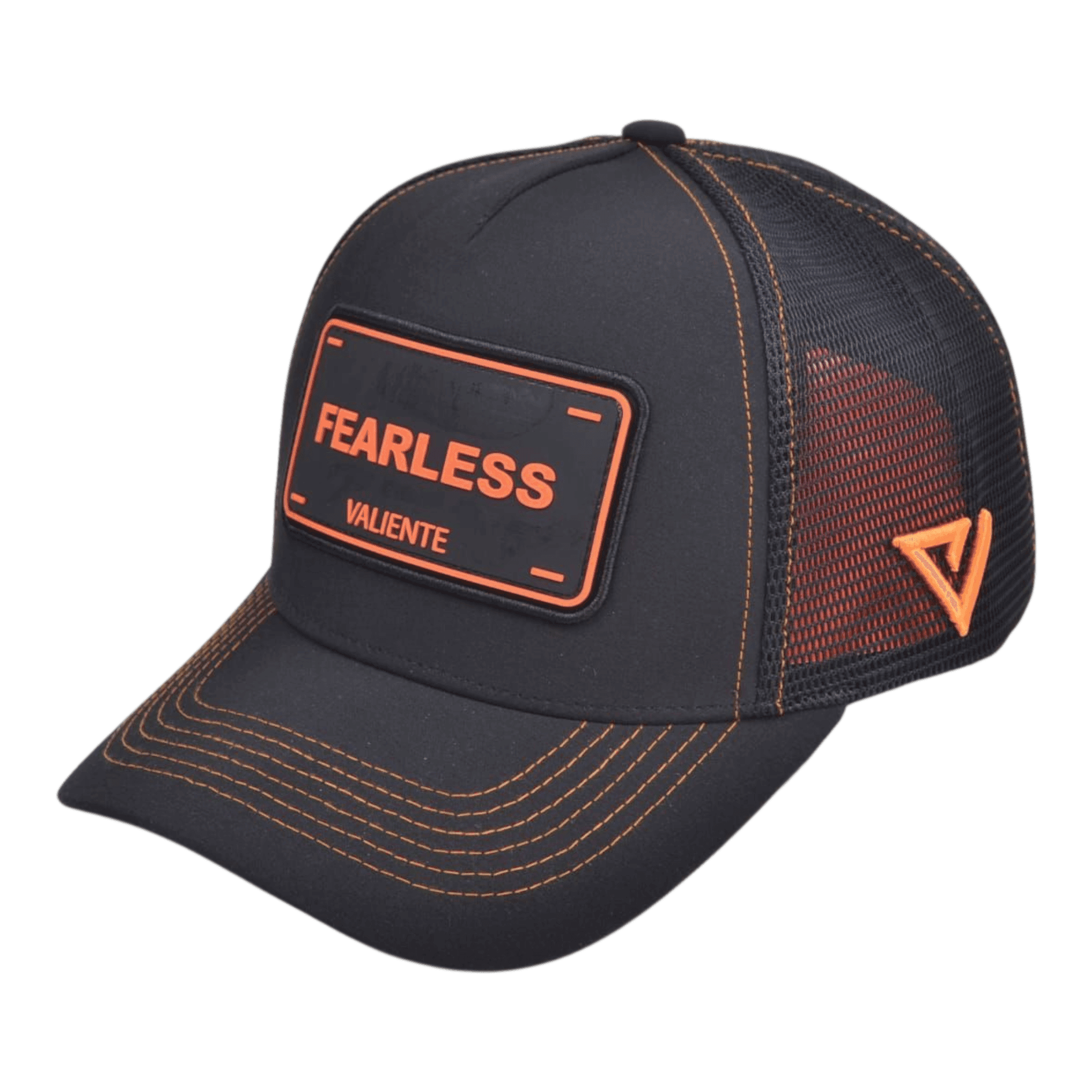 "Fearless" Trucker Hat — Conquer Without Fear - valientecaps