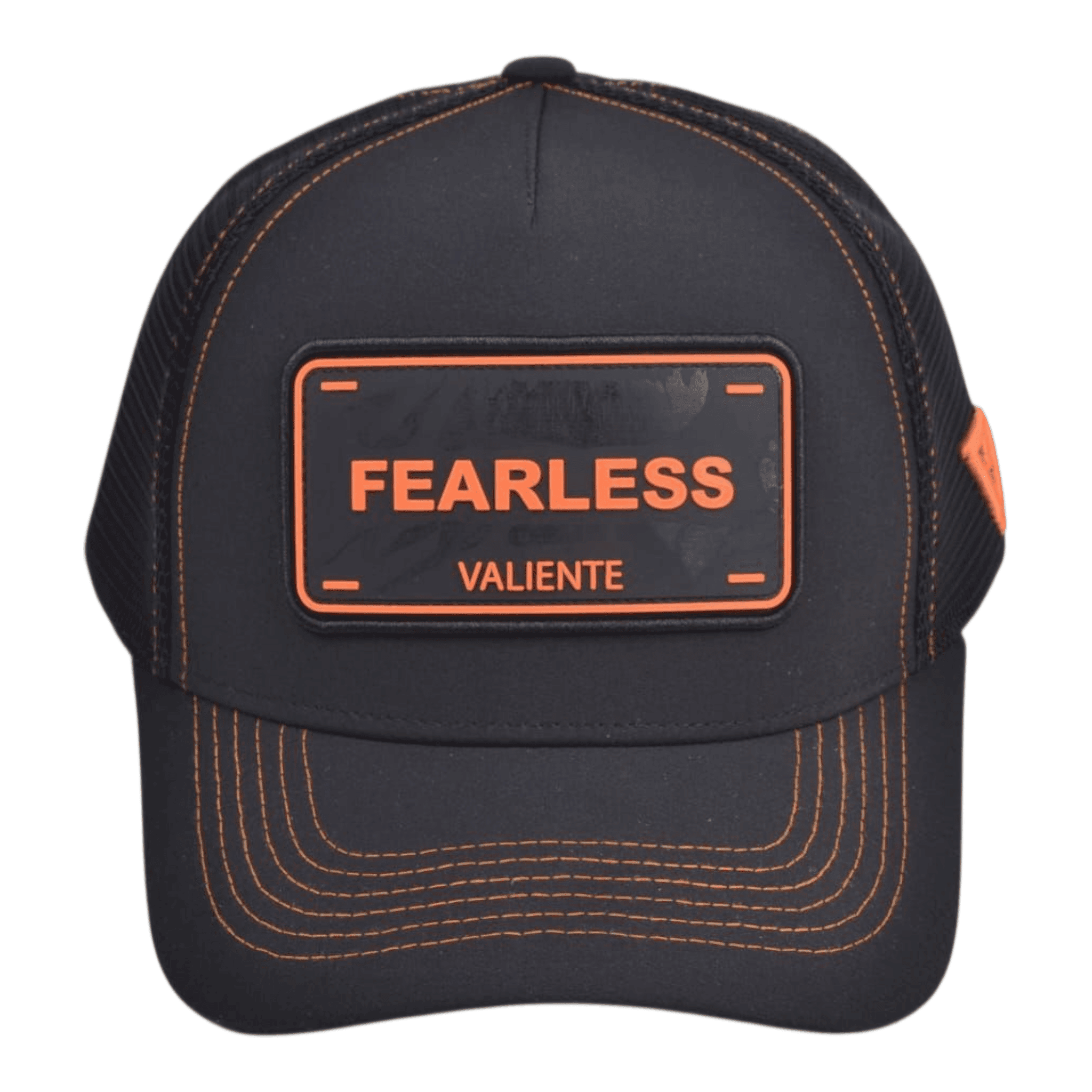 "Fearless" Trucker Hat — Conquer Without Fear - valientecaps