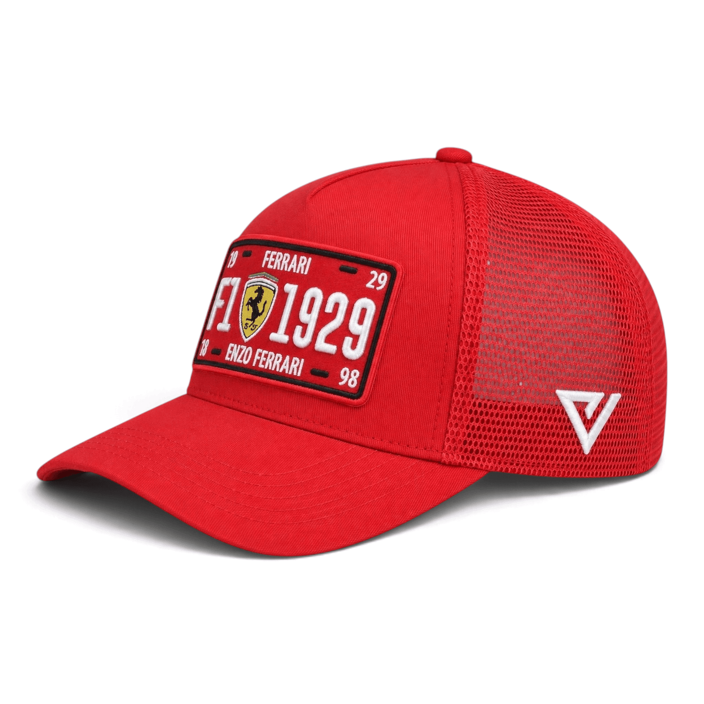 Ferrari Racing Mesh Trucker Hat - valientecaps