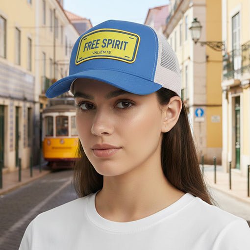 "Free Spirit" Trucker Hat- Unleash Your Wild Heart - valientecaps