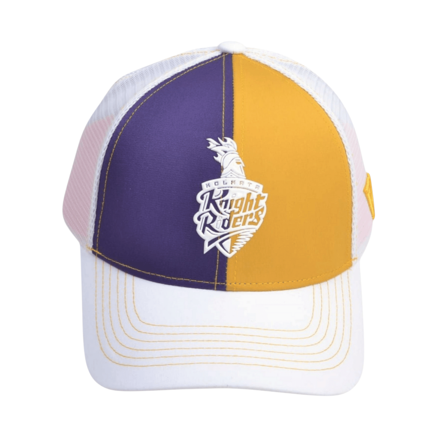 KKR Dual Tone Premium Silicon Logo - Purple / Golden - valientecaps