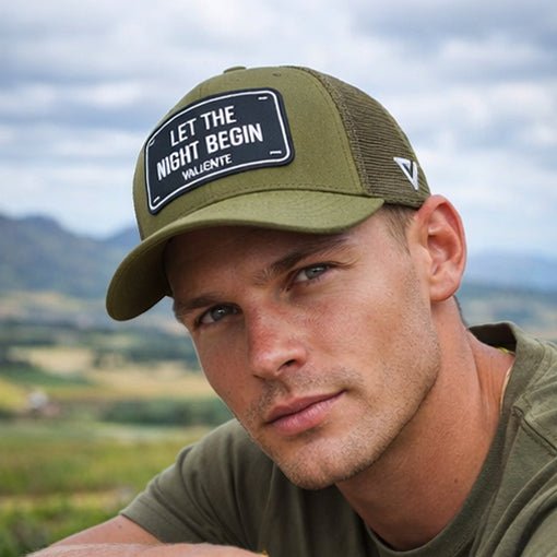 "Let the Night Begin" Trucker Hat - Unleash Your Inner Night Owl - valientecaps