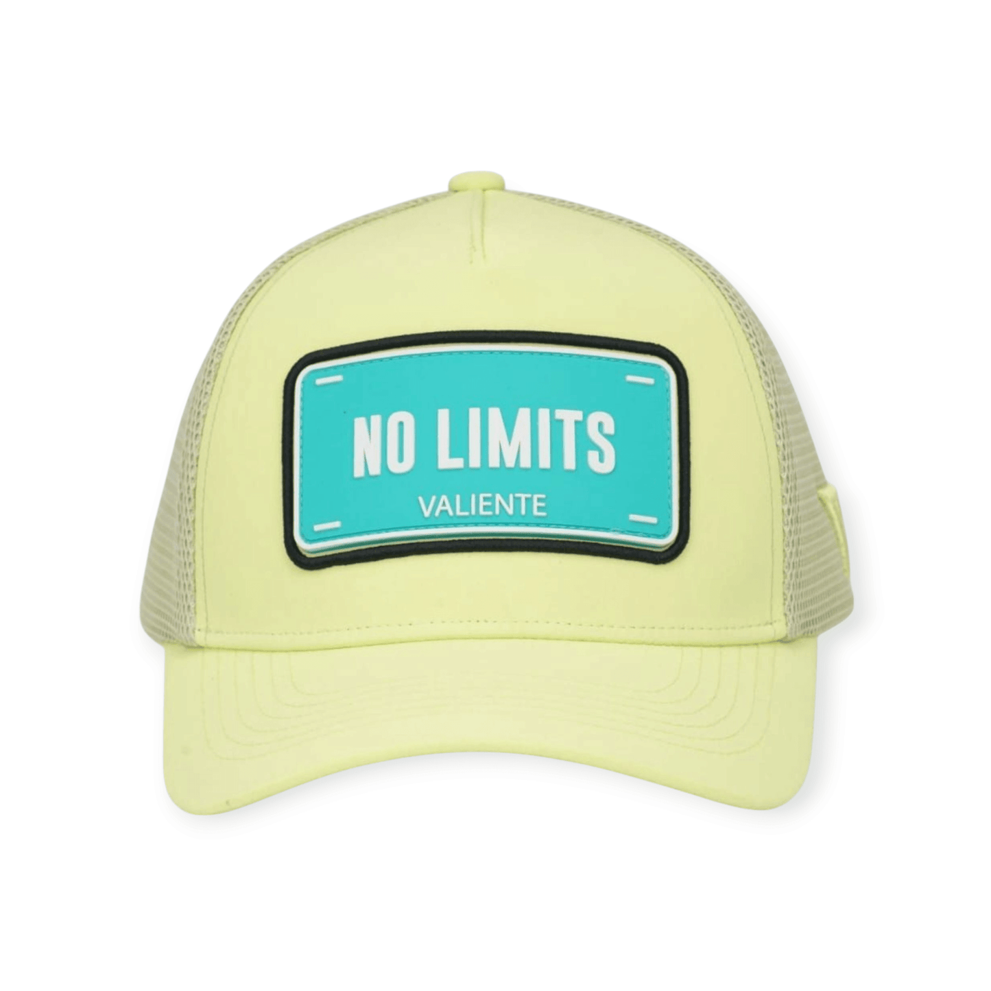 
                  
                    "No Limit" Trucker Hat Premium Rubber Logo - valientecaps
                  
                