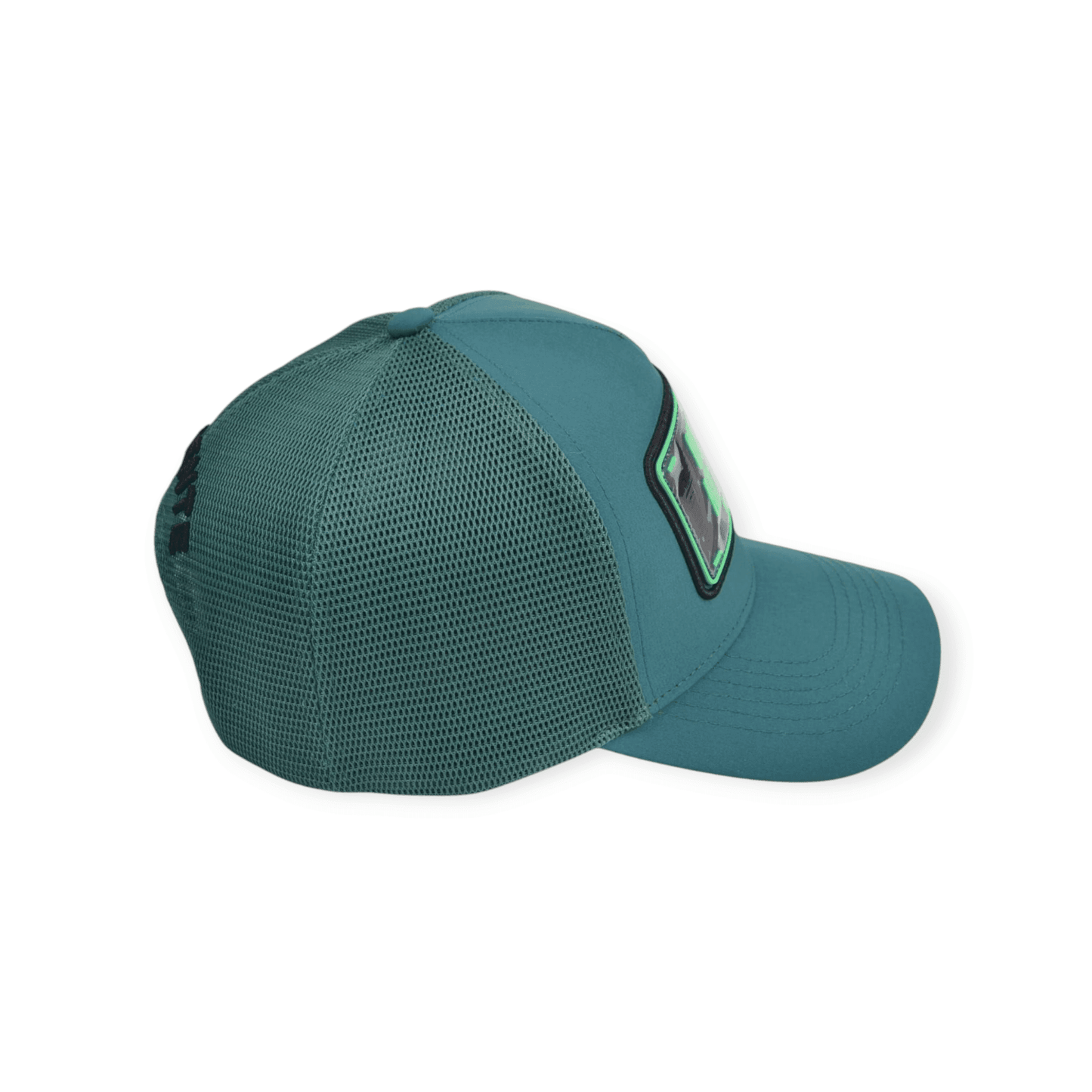 
                  
                    "One Day at a Time" Trucker Hat Premium Rubber Logo - valientecaps
                  
                