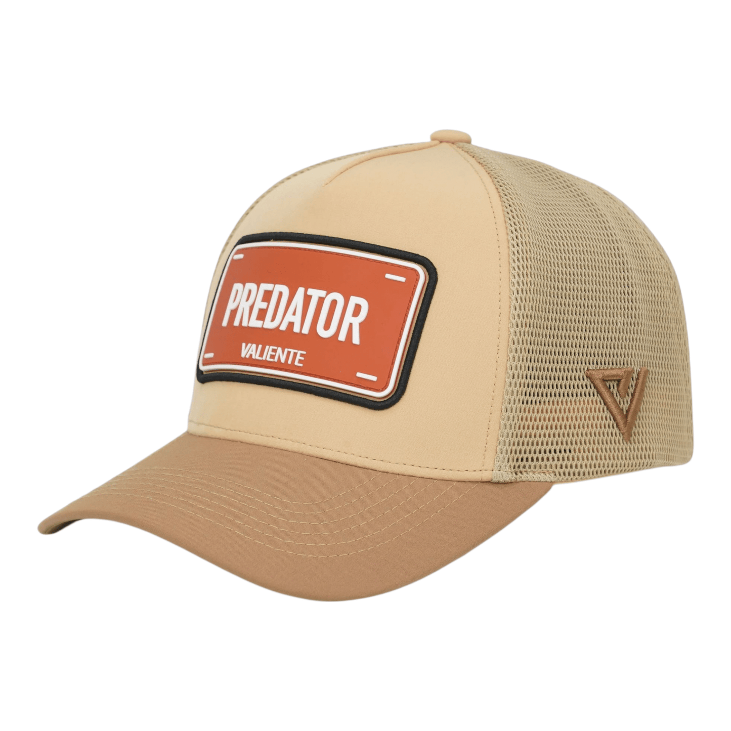 "Predator" Trucker Hat Premium Rubber Logo - valientecaps