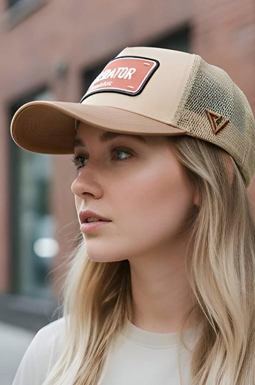 
                  
                    "Predator" Trucker Hat Premium Rubber Logo - valientecaps
                  
                