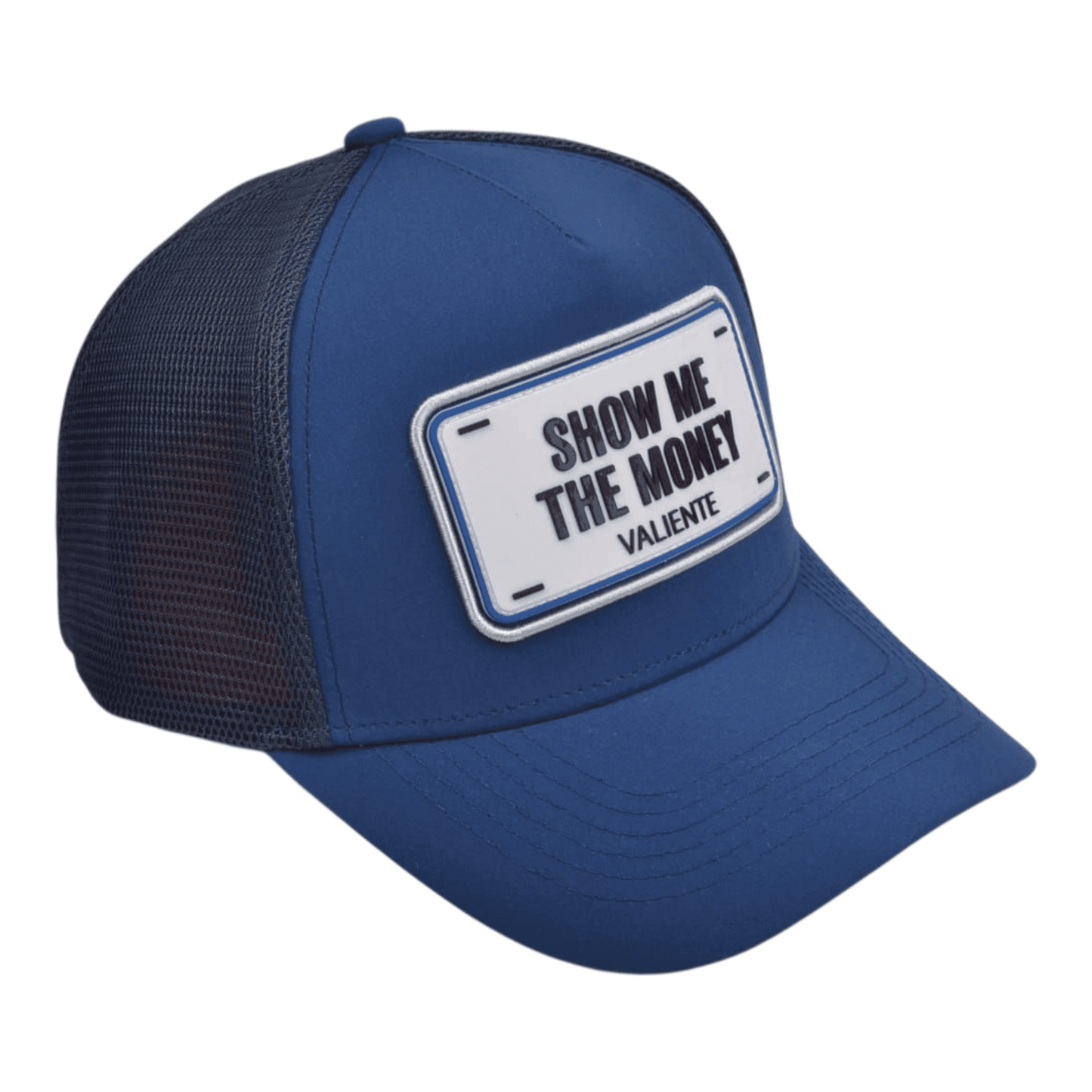 
                  
                    "Show Me The Money Trucker Hat-Hustle Hard, Shine Bright - valientecaps
                  
                
