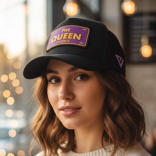 "The Queen" Trucker Hat - Reign with Grace - valientecaps