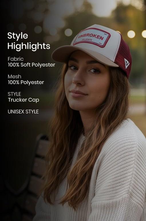 
                  
                    "Unbroken" Trucker Cap Strength That Never Fades - valientecaps
                  
                