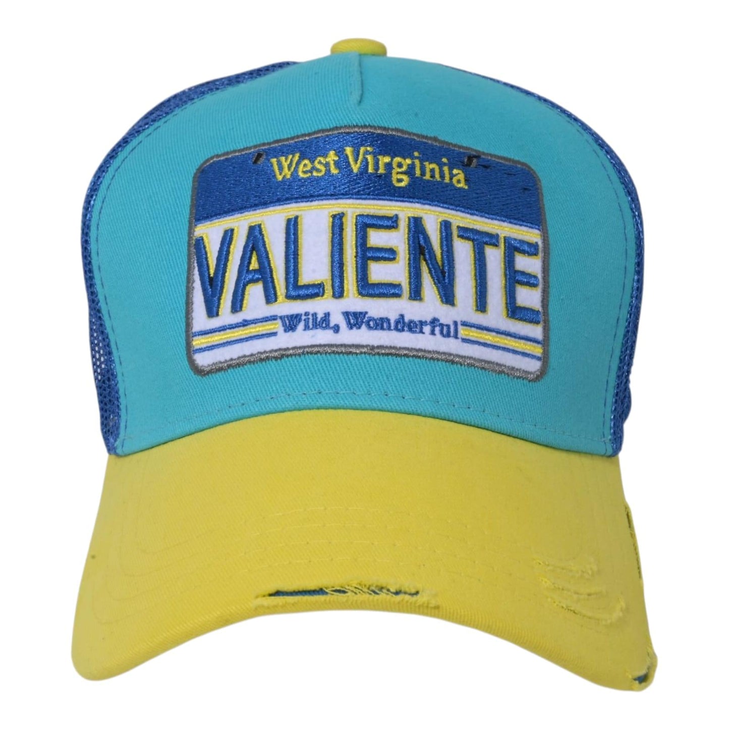 West Virginia Distressed Cap - valientecaps